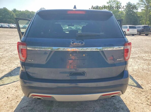 1FM5K8D80HGC60198 2017 FORD EXPLORER Blue Սալոնի դիմացի տեսք