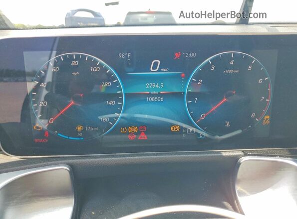 W1N4M4GB4MW121534 2021 MERCEDES-BENZ GLB-CLASS White Rear seats view