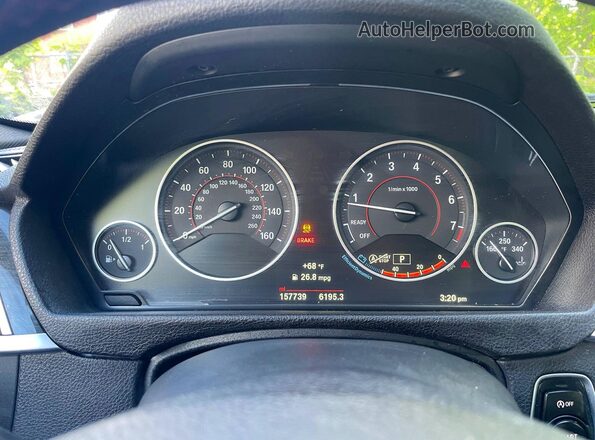 WBA8D9G58JNU71313 2018 BMW 3 SERIES Gray Առջևի վահանակի տեսք