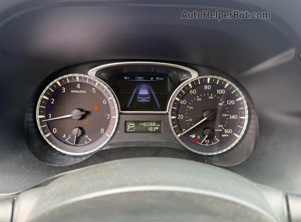 5N1DL0MM1HC527783 2017 INFINITI QX60 White Instrument cluster view