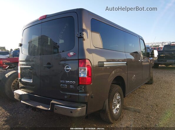 5BZAF0AA1GN854955 2016 NISSAN NV PASSENGER NV3500 HD Коричневый Задняя правая четверть