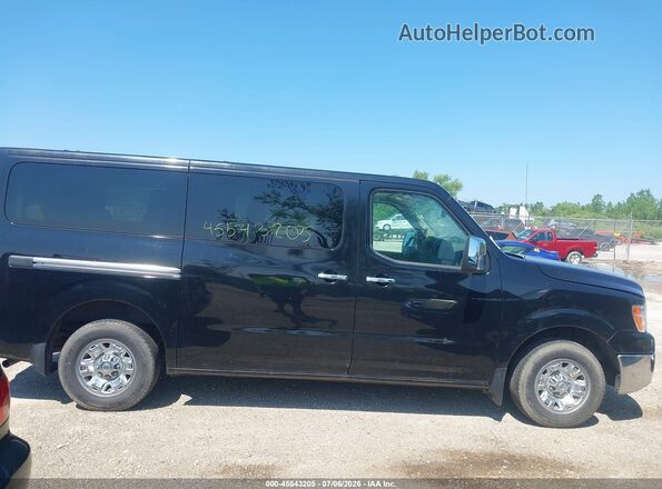 5BZAF0AA6KN852594 2019 NISSAN NV PASSENGER NV3500 HD Black უკანა სალონის ხედი