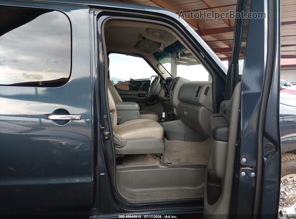 5BZAF0AA9GN855111 2016 NISSAN NV PASSENGER NV3500 HD Blue Вид салону спереду