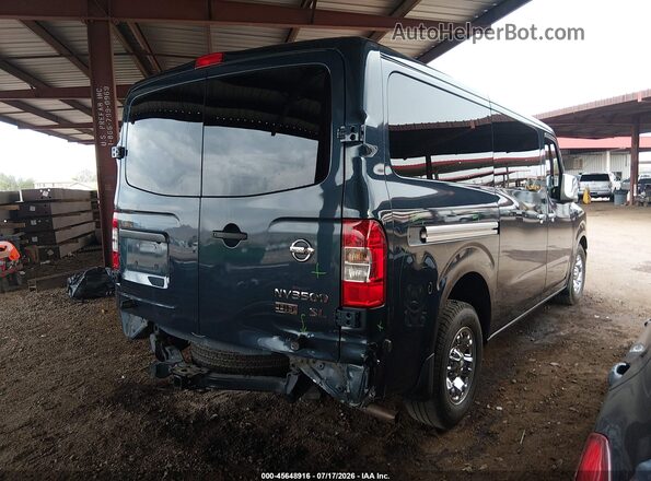 5BZAF0AA9GN855111 2016 NISSAN NV PASSENGER NV3500 HD Blue Задня права чверть