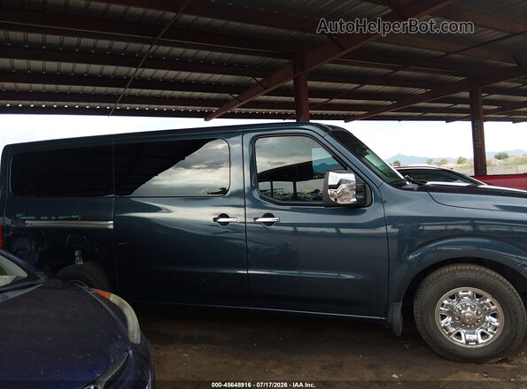 5BZAF0AA9GN855111 2016 NISSAN NV PASSENGER NV3500 HD Blue Панорамний вид салону 360°