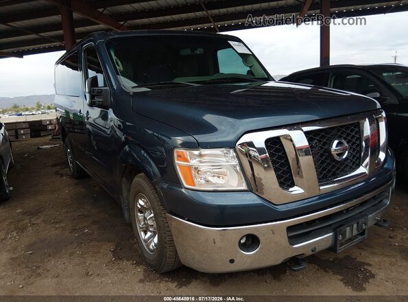 5BZAF0AA9GN855111 2016 NISSAN NV PASSENGER NV3500 HD Blue 