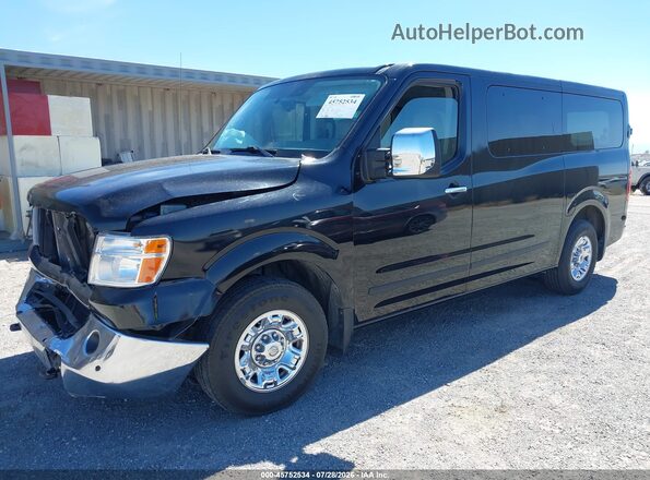 5BZAF0AA9MN850132 2021 NISSAN NV PASSENGER NV3500 HD Black Przód lewy