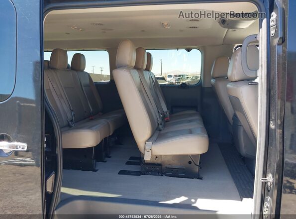 5BZAF0AA9MN850132 2021 NISSAN NV PASSENGER NV3500 HD Black Widok naklejki z numerem VIN
