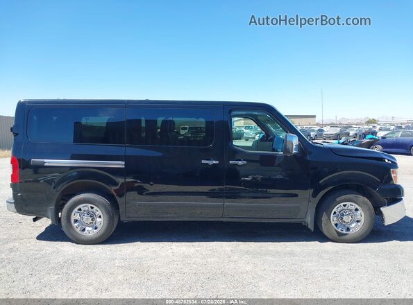 5BZAF0AA9MN850132 2021 NISSAN NV PASSENGER NV3500 HD Black Widok wnętrza 360 stopni