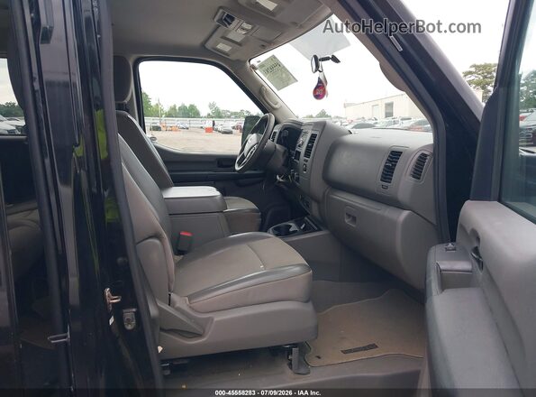 5BZBF0AA8HN850035 2017 NISSAN NV PASSENGER NV3500 HD Black Вид салону спереду