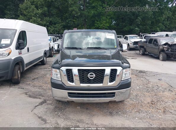 5BZBF0AA8HN850035 2017 NISSAN NV PASSENGER NV3500 HD Black Вид щитка приладів