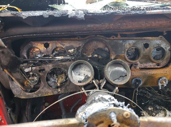 5F09A727159 1965 FORD MUSTANG Red ხელსაწყოთა პანელის ხედი
