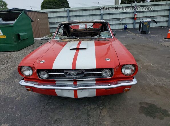 5F09A727159 1965 FORD MUSTANG Red წინა ხედი