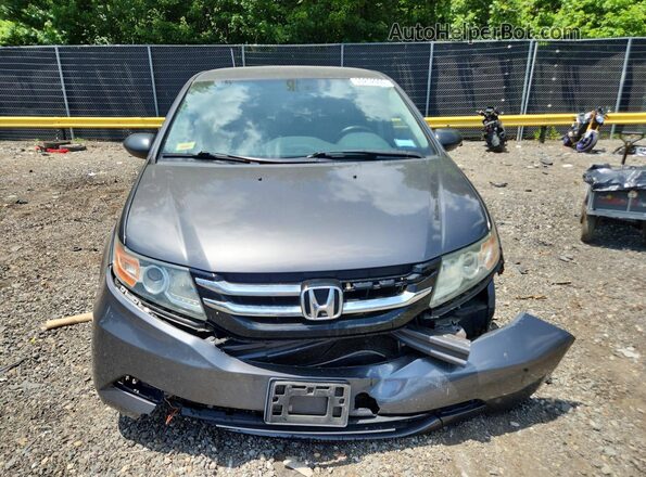 5FNRL5H24GB072249 2016 HONDA ODYSSEY Gray Вид спереду