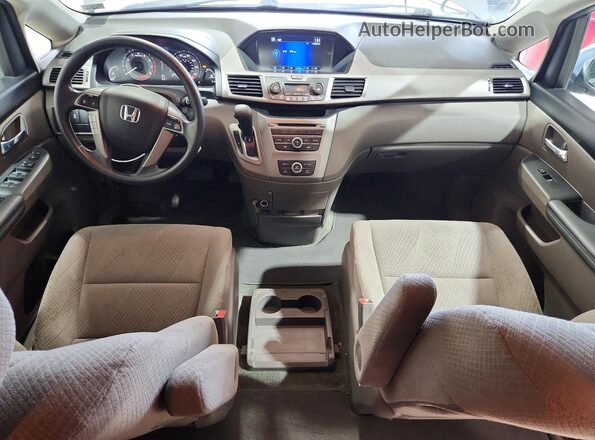 5FNRL5H26GB091238 2016 HONDA ODYSSEY Silver Dashboard view