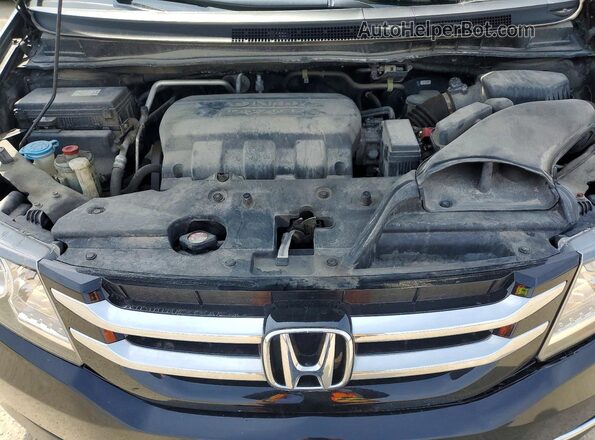 5FNRL5H26HB501120 2017 HONDA ODYSSEY Black Widok komory silnika