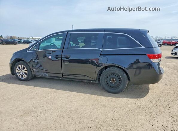 5FNRL5H26HB501120 2017 HONDA ODYSSEY Black Tył lewy