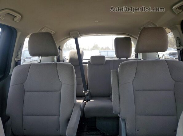 5FNRL5H26HB501120 2017 HONDA ODYSSEY Black Widok tylnych siedzeń
