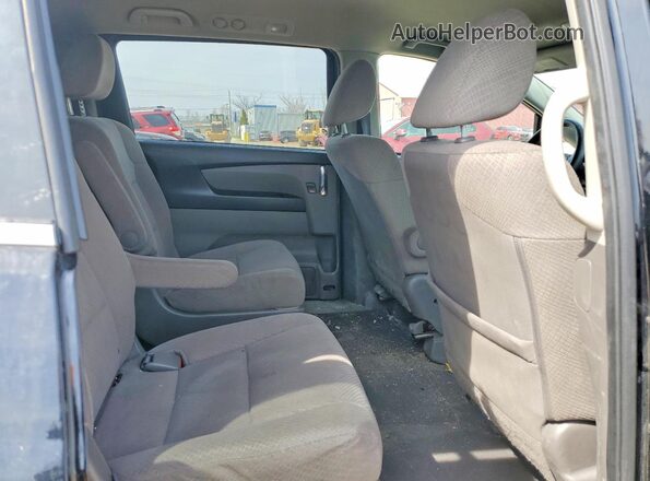 5FNRL5H26HB501120 2017 HONDA ODYSSEY Black Widok wnętrza z tyłu