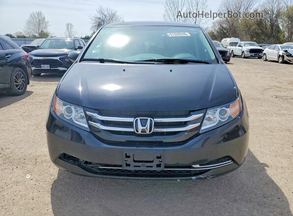 5FNRL5H26HB501120 2017 HONDA ODYSSEY Black Widok z przodu