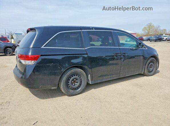 5FNRL5H26HB501120 2017 HONDA ODYSSEY Black Tył prawy