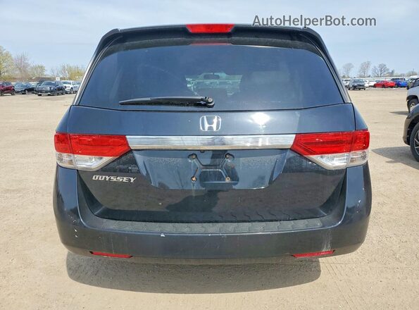 5FNRL5H26HB501120 2017 HONDA ODYSSEY Black Widok z tyłu