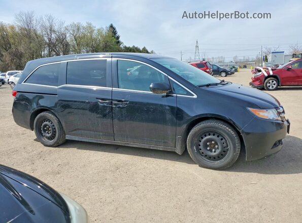 5FNRL5H26HB501120 2017 HONDA ODYSSEY Black Przód prawy