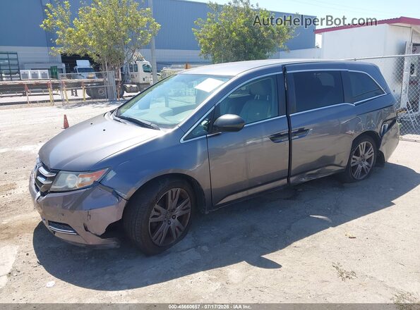 5FNRL5H29GB049937 2016 HONDA ODYSSEY Gray Przód lewy