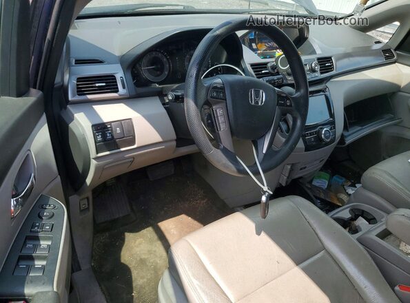5FNRL5H30GB008654 2016 HONDA ODYSSEY Blue Առջևի վահանակի տեսք