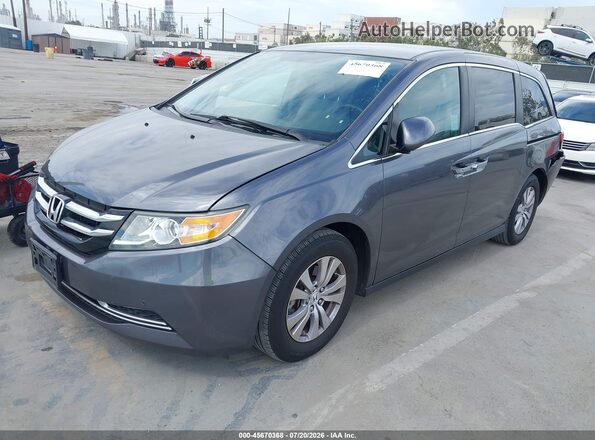 5FNRL5H30HB014780 2017 HONDA ODYSSEY Gray Front left