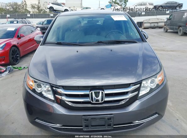 5FNRL5H30HB014780 2017 HONDA ODYSSEY Gray Instrument cluster view