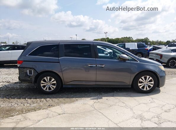 5FNRL5H31GB025236 2016 HONDA ODYSSEY Gray უკანა სალონის ხედი