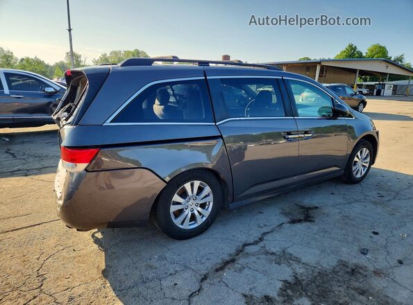 5FNRL5H31HB001763 2017 HONDA ODYSSEY Gray Trasero derecho