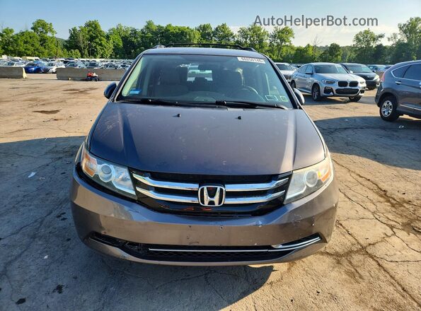 5FNRL5H31HB001763 2017 HONDA ODYSSEY Gray Vista frontal