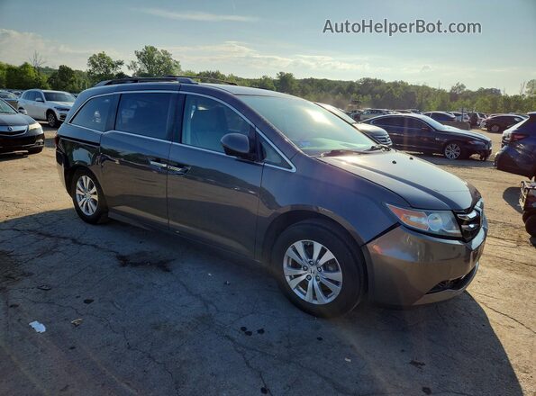 5FNRL5H31HB001763 2017 HONDA ODYSSEY Gray Delantero derecho
