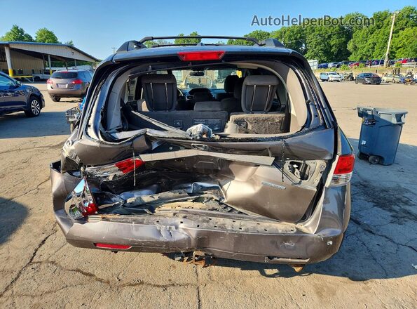 5FNRL5H31HB001763 2017 HONDA ODYSSEY Gray Vista trasera