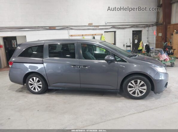 5FNRL5H32GB102728 2016 HONDA ODYSSEY Gray Rear interior view