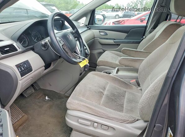 5FNRL5H34HB014779 2017 HONDA ODYSSEY Gray წინა სალონის ხედი