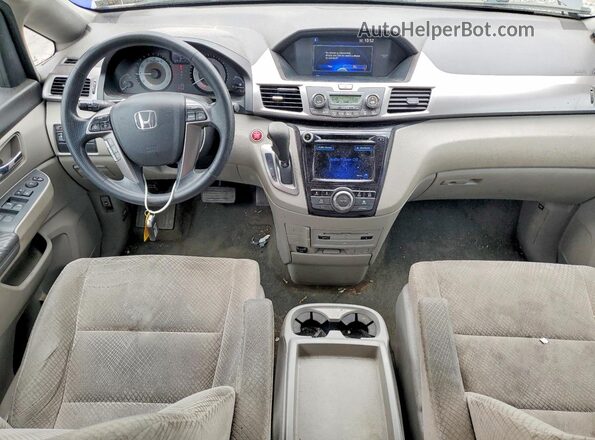 5FNRL5H34HB014779 2017 HONDA ODYSSEY Gray წინა პანელის ხედი
