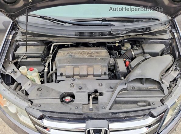 5FNRL5H34HB023210 2017 HONDA ODYSSEY Gray Engine compartment view