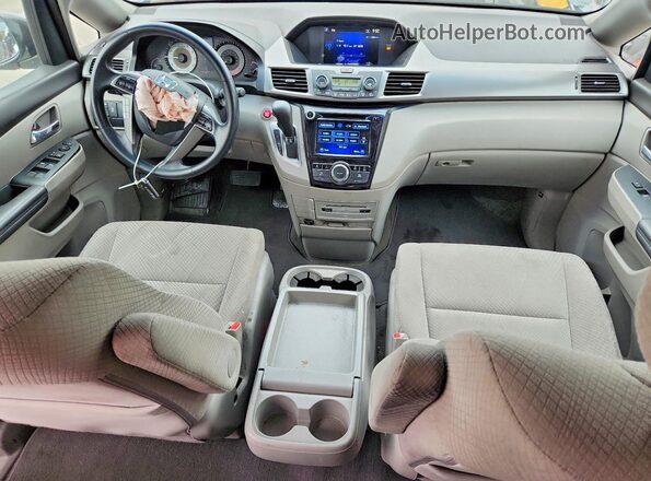 5FNRL5H34HB023210 2017 HONDA ODYSSEY Gray Dashboard view