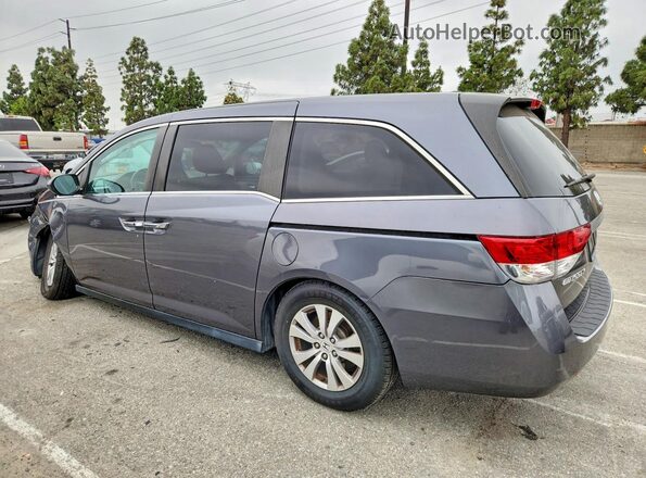 5FNRL5H34HB023210 2017 HONDA ODYSSEY Gray Rear left