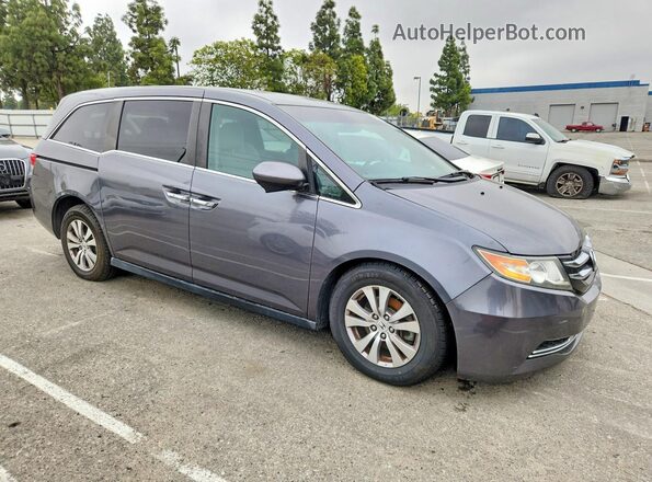 5FNRL5H34HB023210 2017 HONDA ODYSSEY Gray Front right