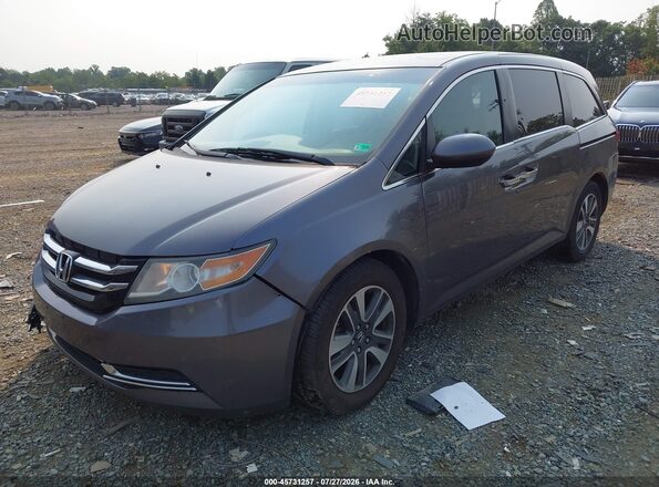 5FNRL5H35GB146285 2016 HONDA ODYSSEY Серый Передняя левая четверть