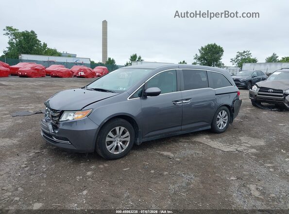 5FNRL5H35GB158629 2016 HONDA ODYSSEY Gray Front left