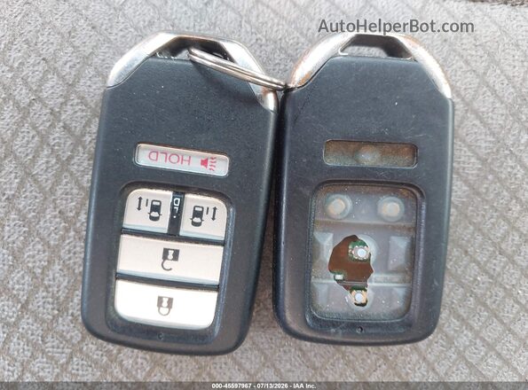 5FNRL5H36GB020016 2016 HONDA ODYSSEY Gray Առջևի վահանակի տեսք