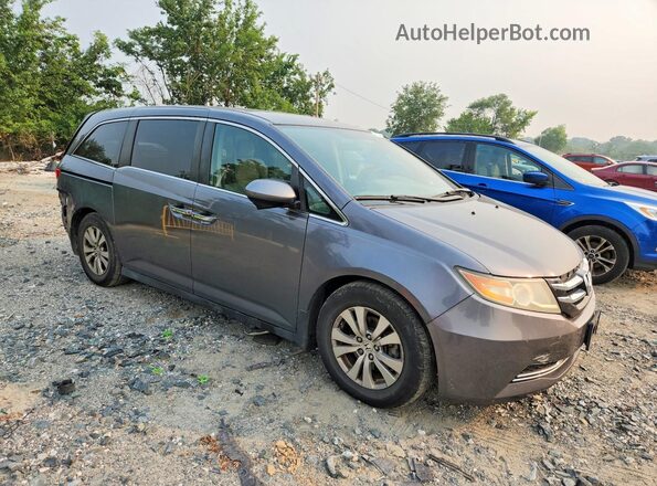 5FNRL5H36GB078448 2016 HONDA ODYSSEY Gray Przód prawy