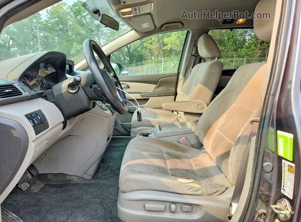 5FNRL5H36GB078448 2016 HONDA ODYSSEY Gray Widok wnętrza z przodu