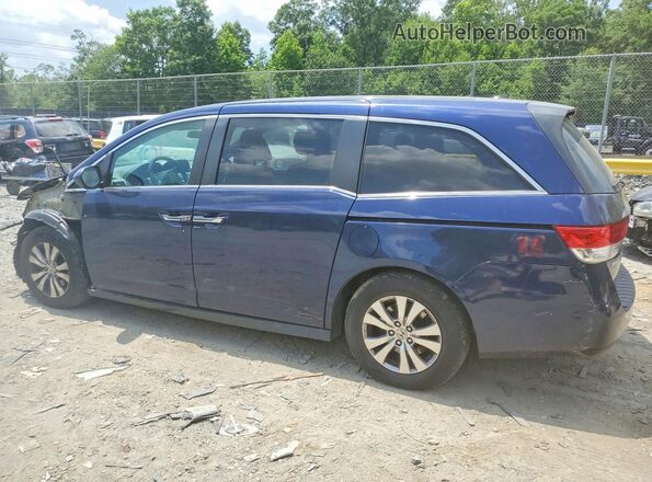5FNRL5H36HB005646 2017 HONDA ODYSSEY Blue Задня ліва чверть