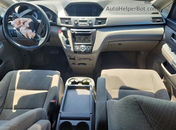 5FNRL5H37HB022858 2017 HONDA ODYSSEY Gray Առջևի վահանակի տեսք